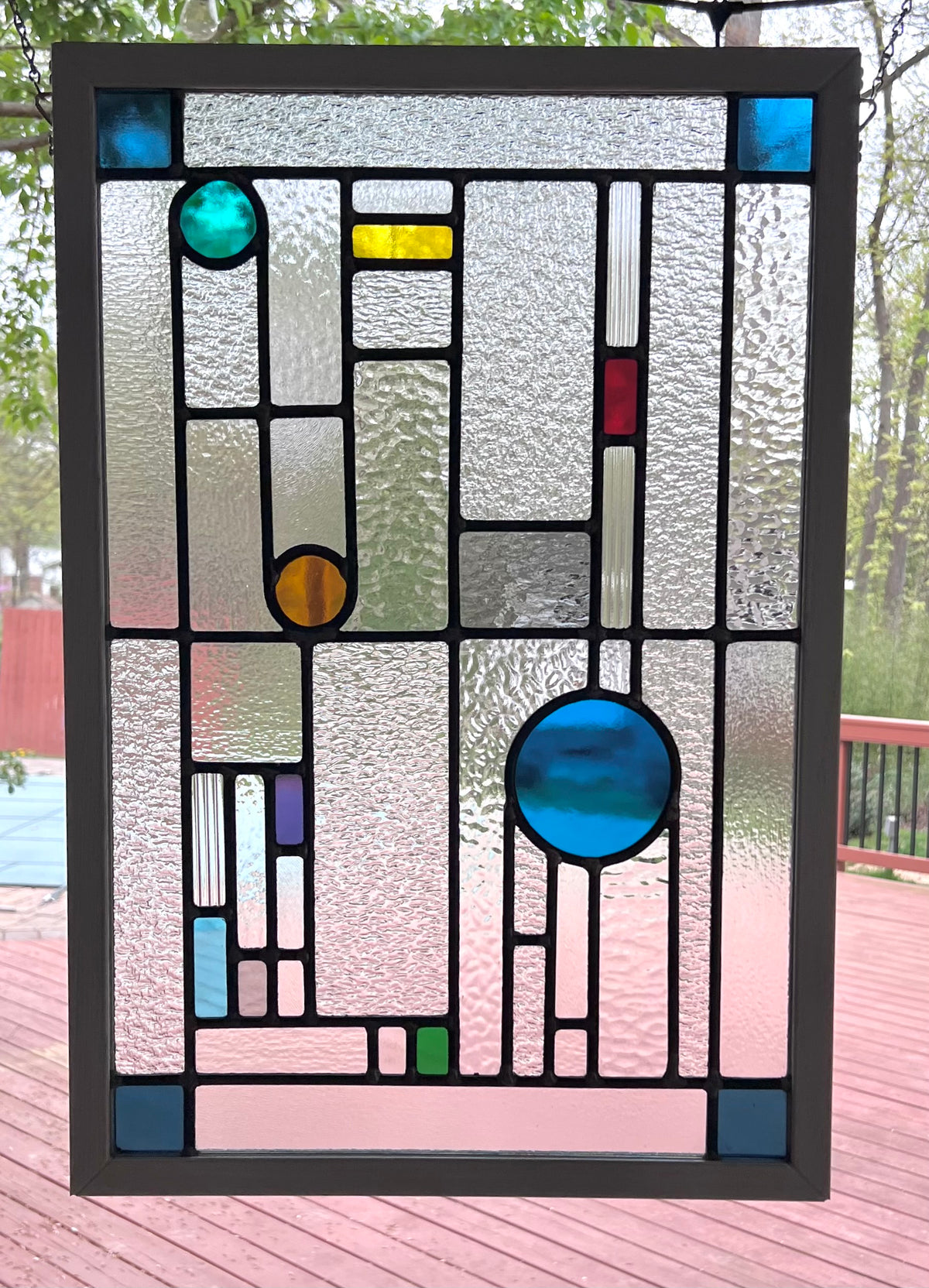 Mid Century Stained Glass