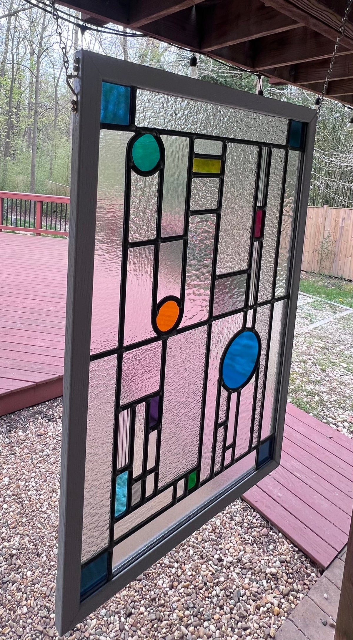 Mid Century Stained Glass