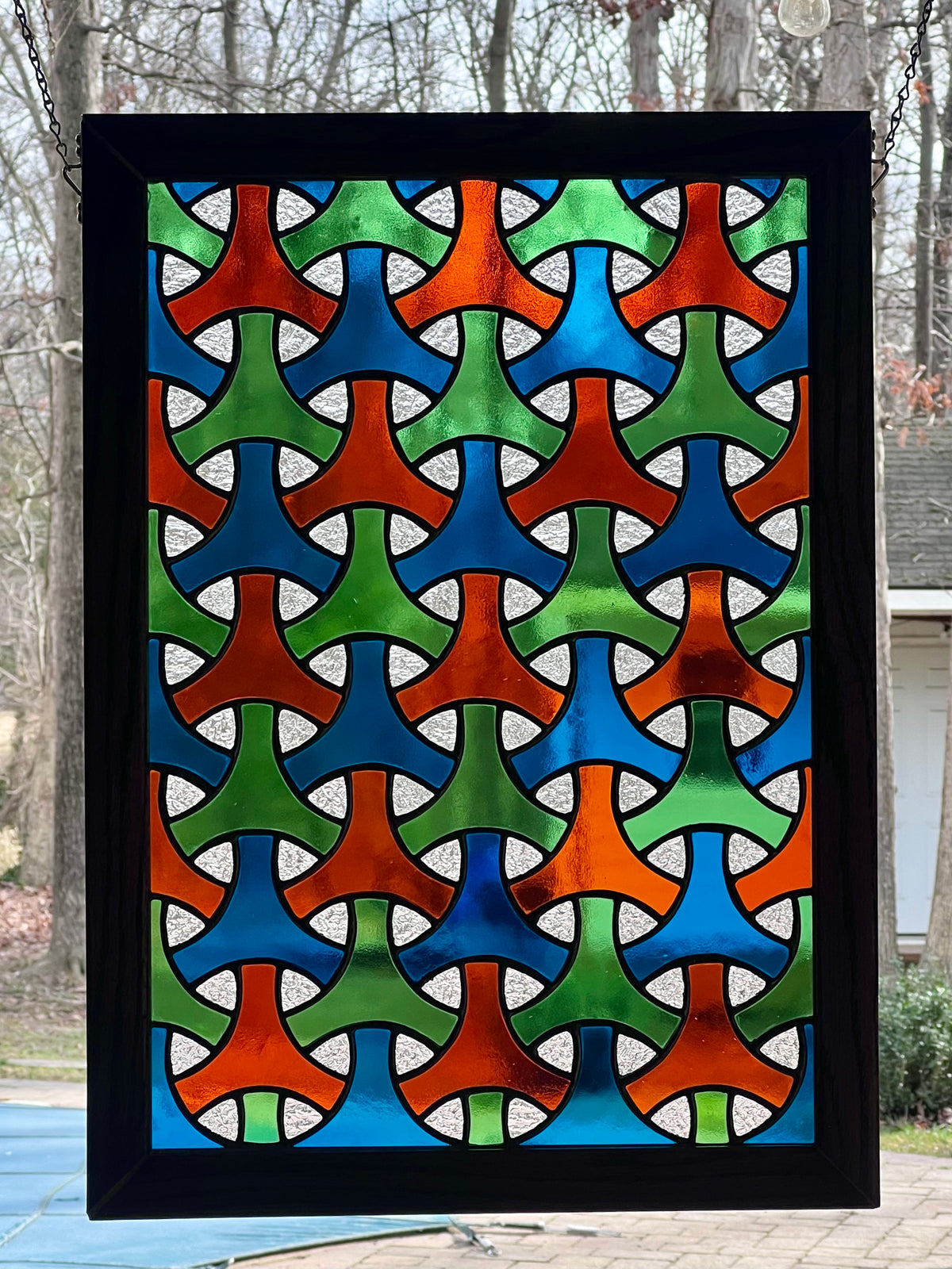 Tri-Knots Stained Glass