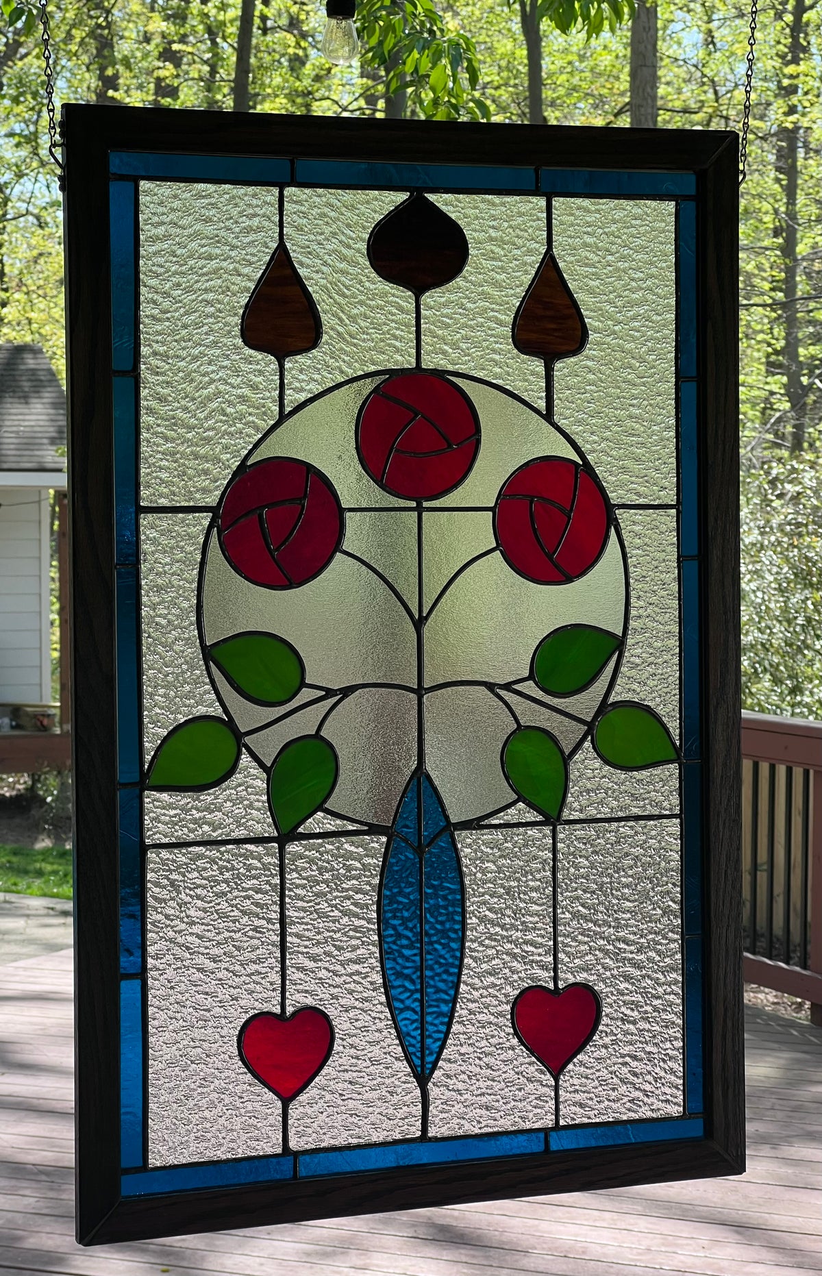Edwardian Floral Stained Glass