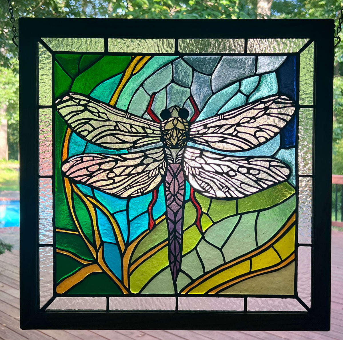 Dragonfly Stained Glass