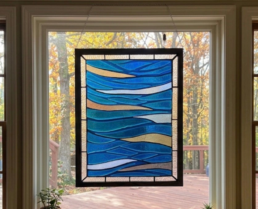Cerulean Stained Glass