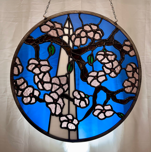 Cherry Blossoms in DC - Stained Glass by Kib, LLC
