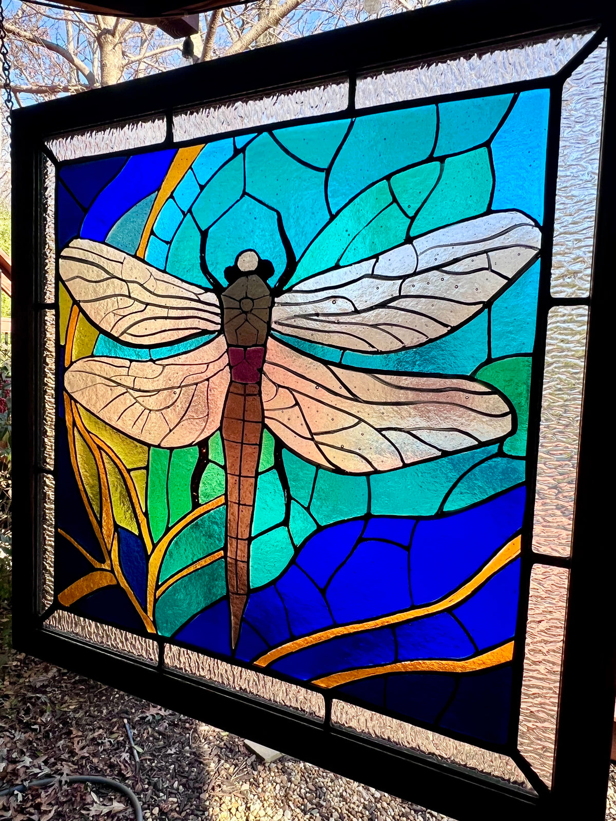 Dragonfly Stained Glass