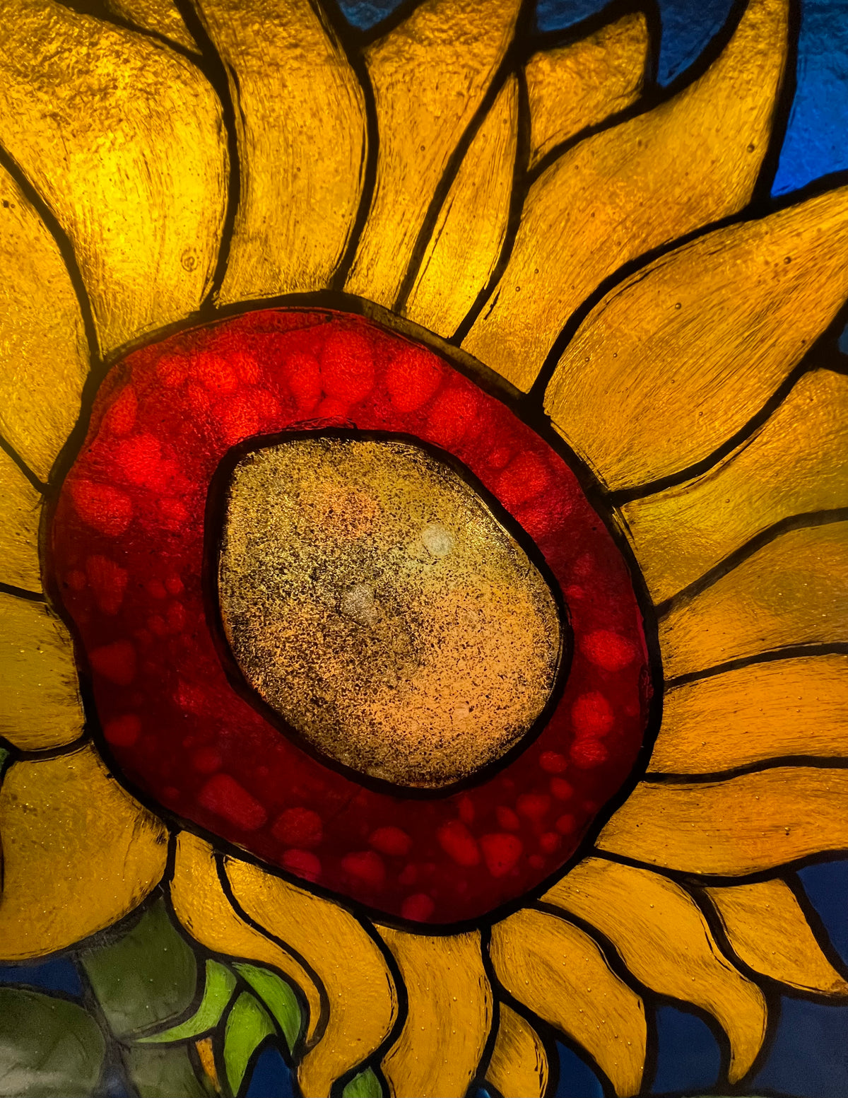 Sunflower Glass Piece