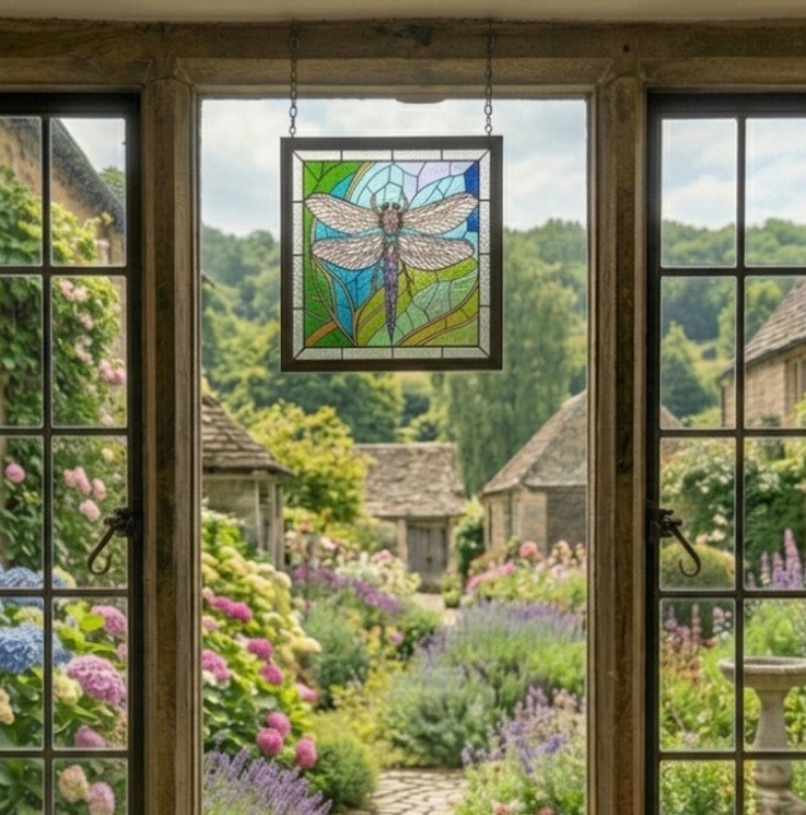 Dragonfly Stained Glass
