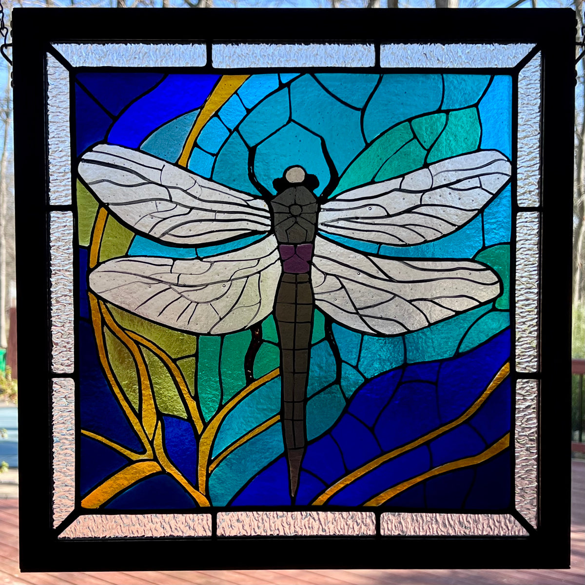 Dragonfly Stained Glass