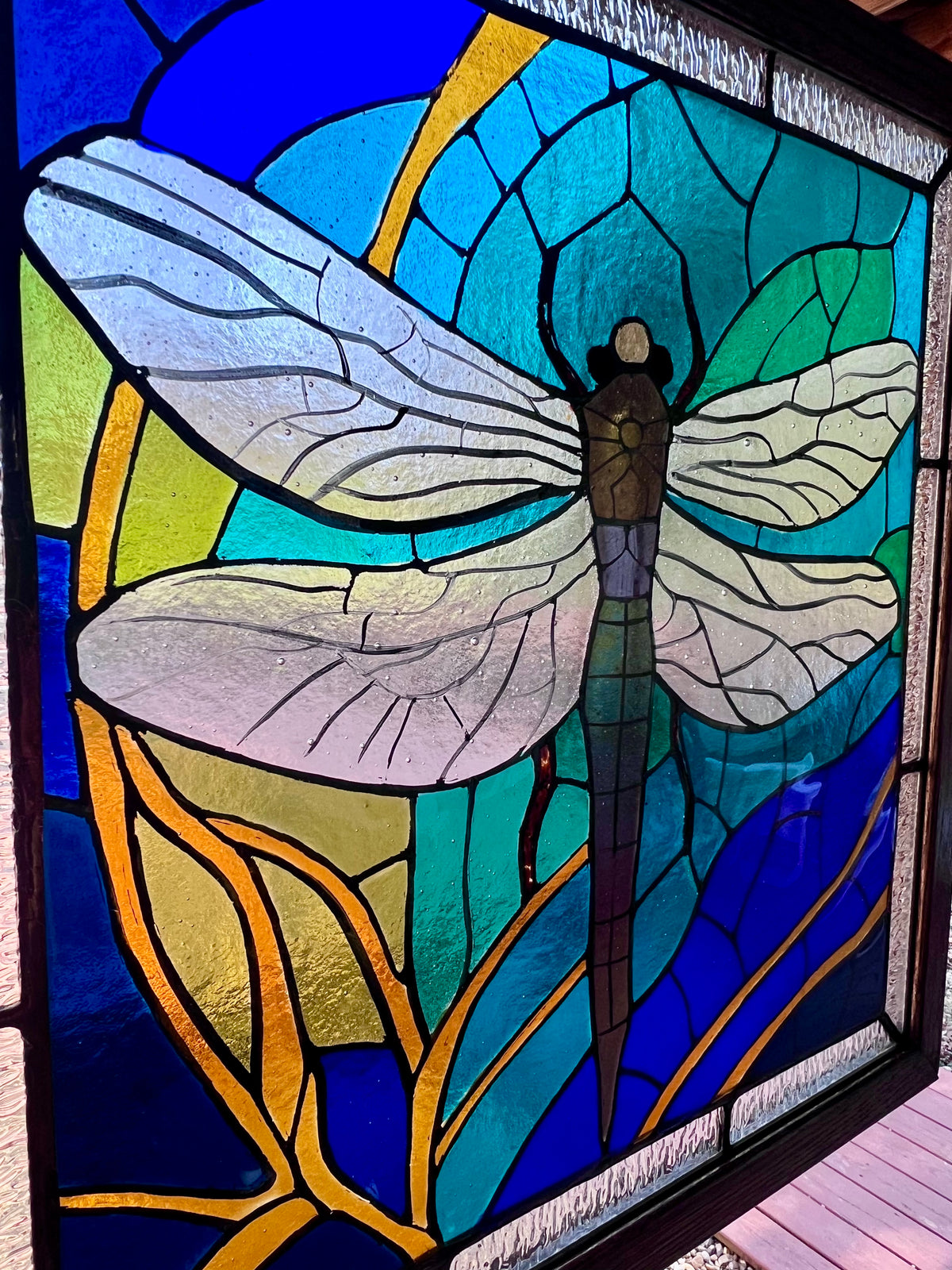 Dragonfly Stained Glass