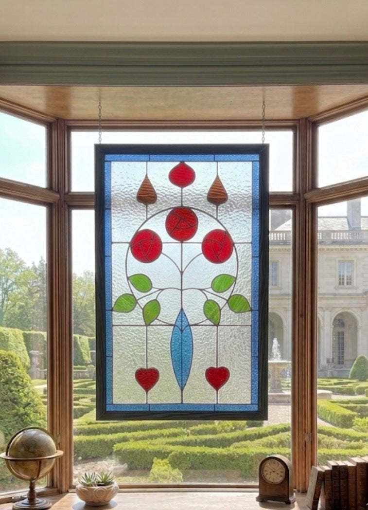Edwardian Floral Stained Glass
