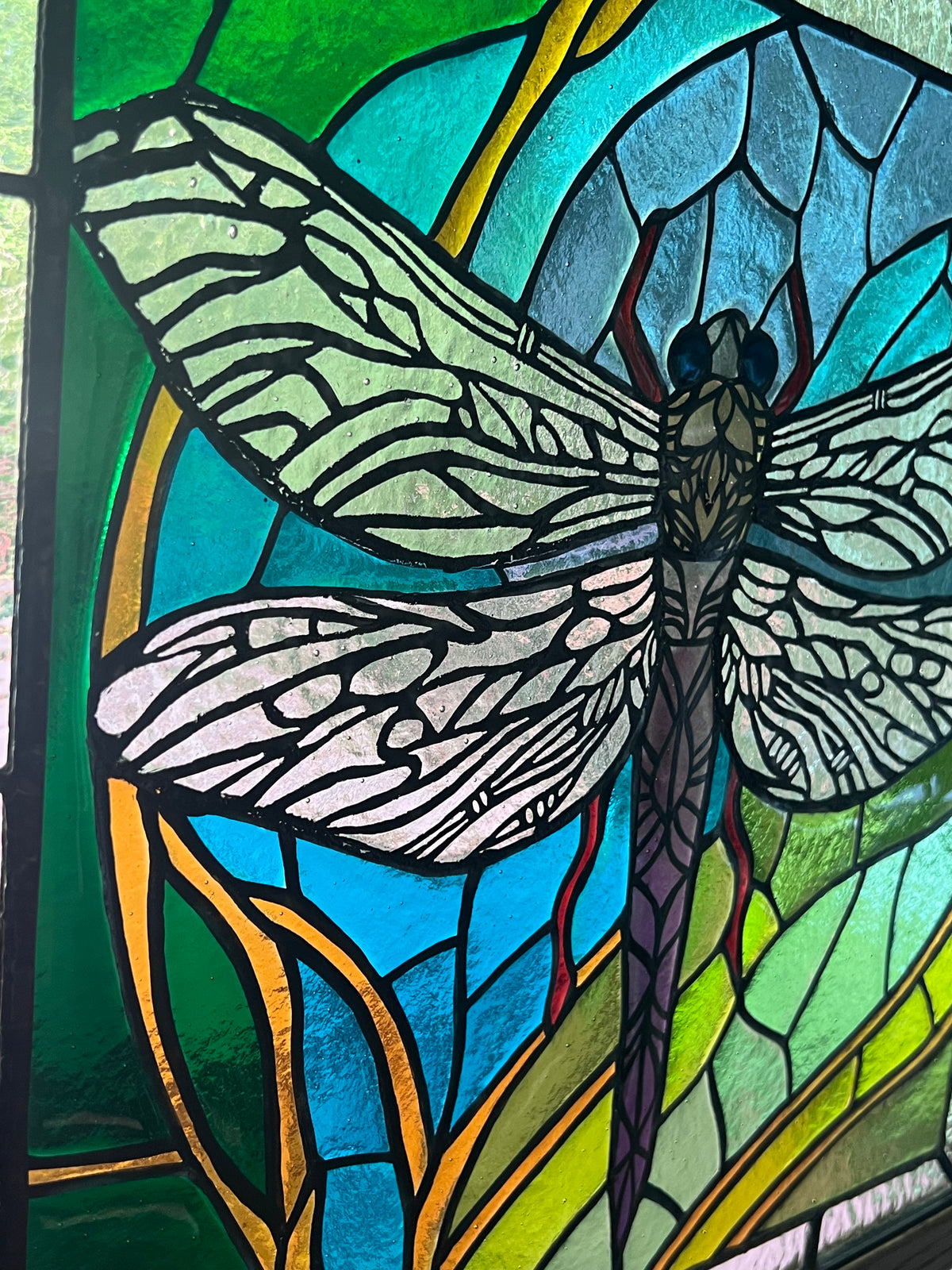 Dragonfly Stained Glass