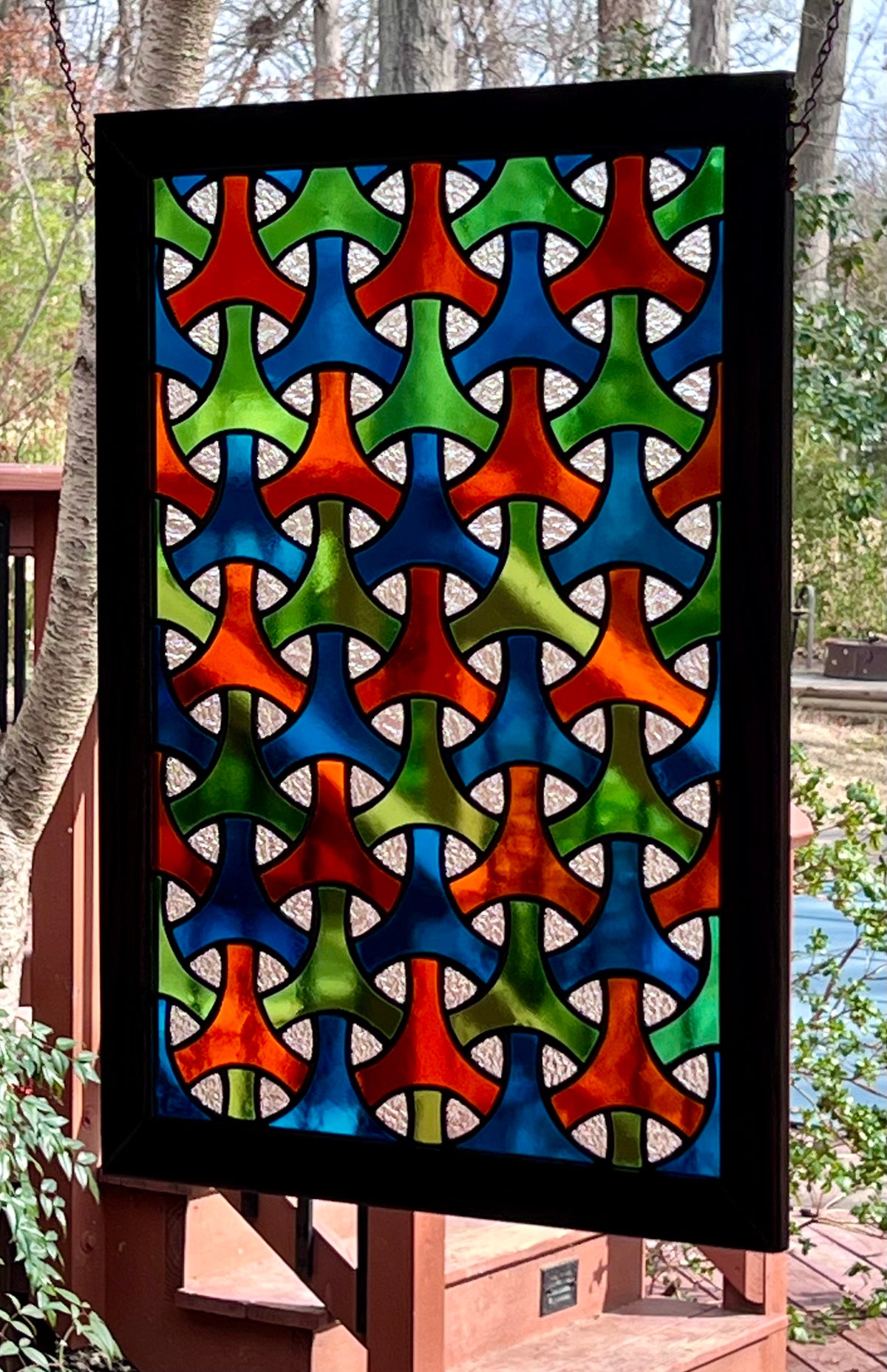 Tri-Knots Stained Glass