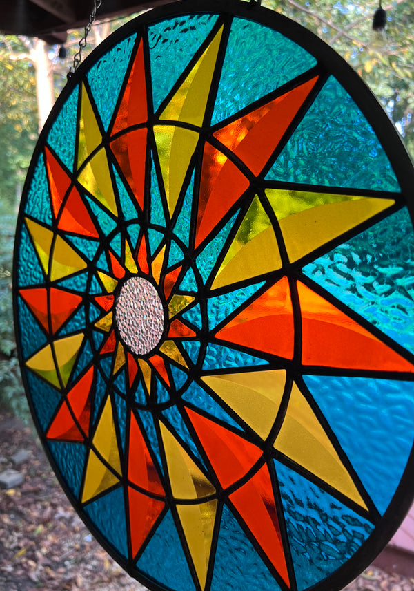 Circ Stained Glass by Kib, LLC