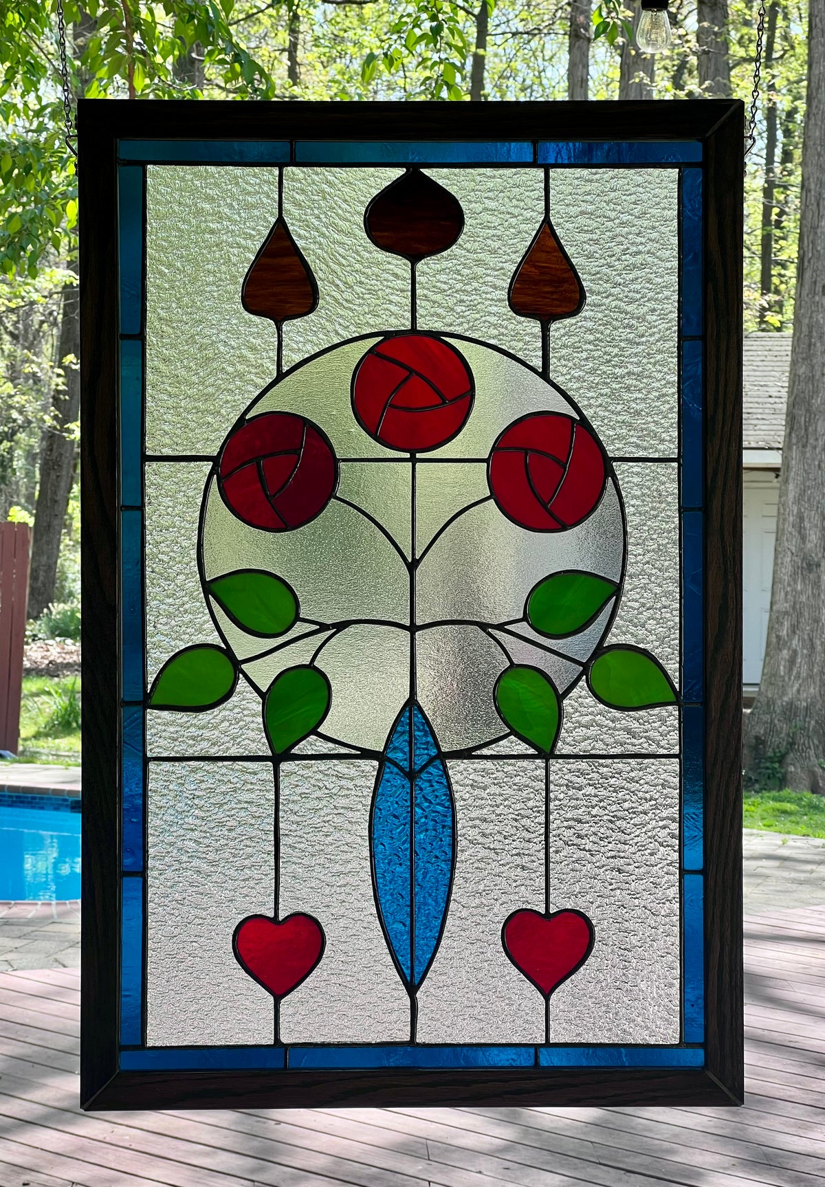 Edwardian Floral Stained Glass