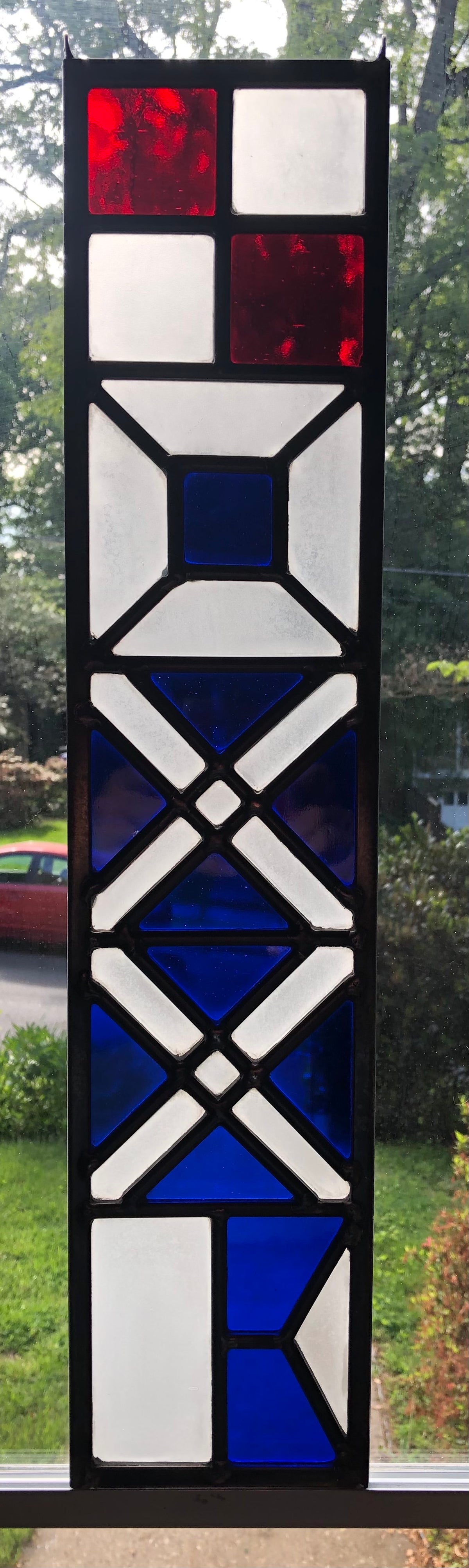 Signal Flag Stained Glass Piece